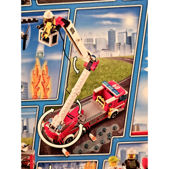 FIRE STATION Lego City LEGO Set #60110 NEW Sealed RETIRED Unopened - Picture 6 of 16